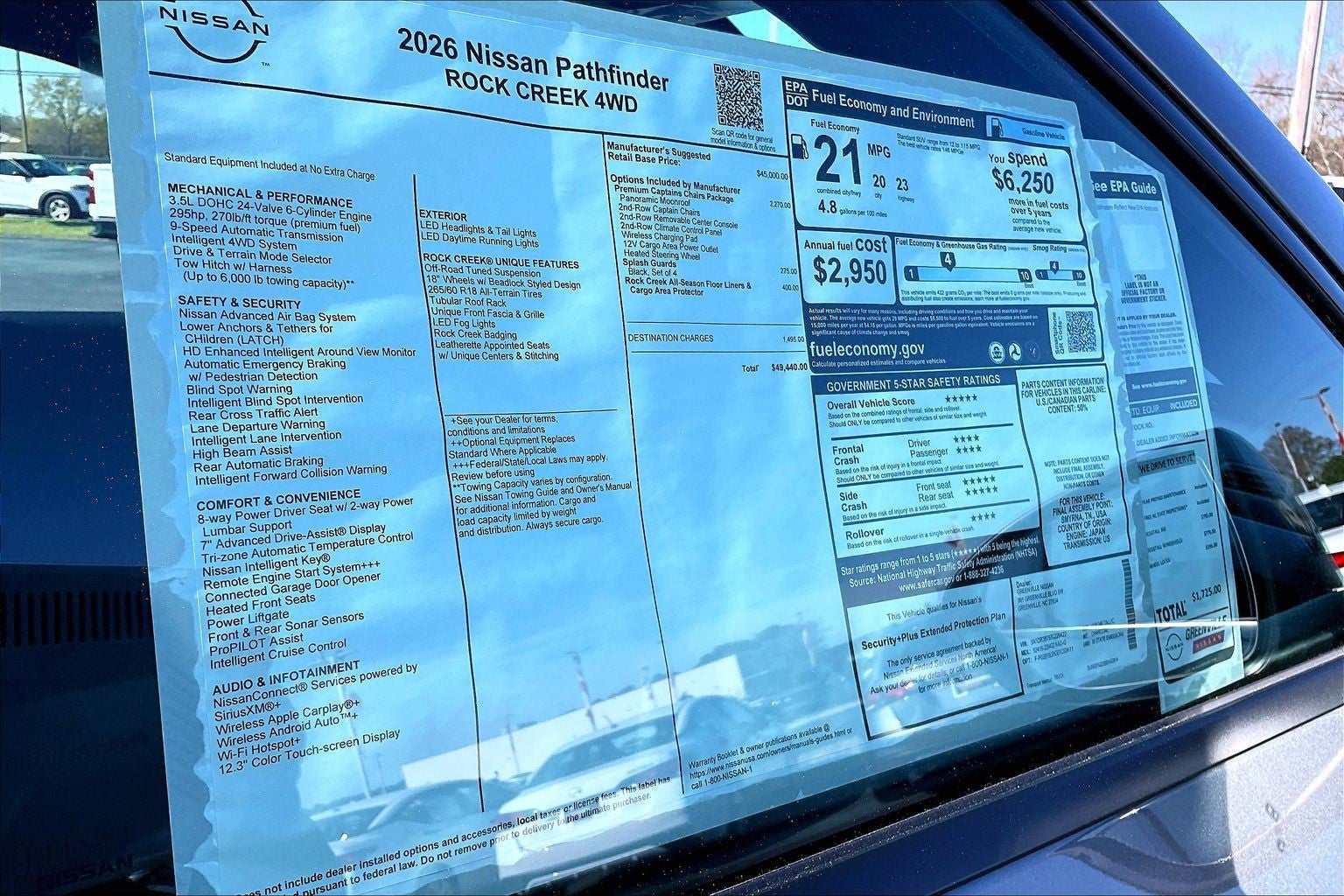 2026 Nissan Pathfinder Rock Creek