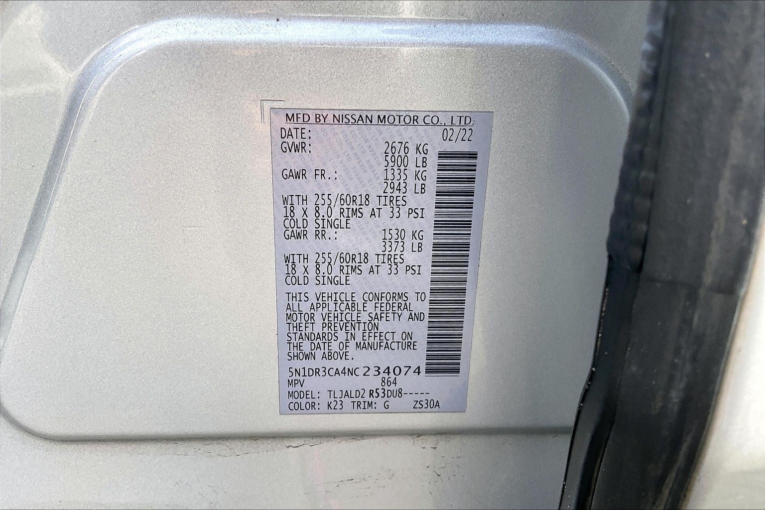 2022 Nissan Pathfinder SL