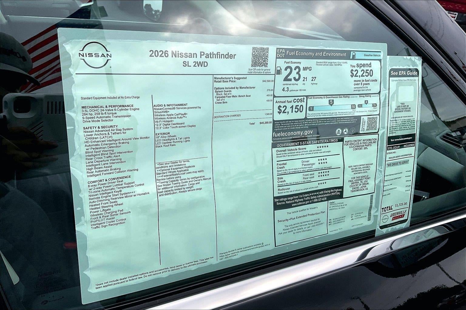 2026 Nissan Pathfinder SL