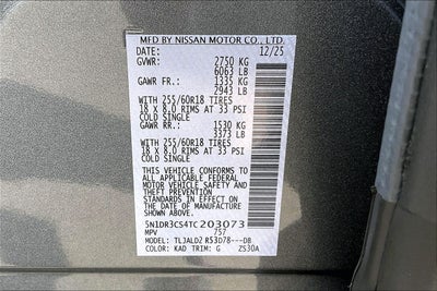 2026 Nissan Pathfinder SL