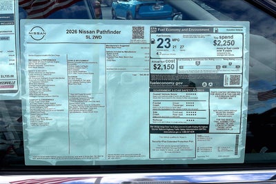 2026 Nissan Pathfinder SL