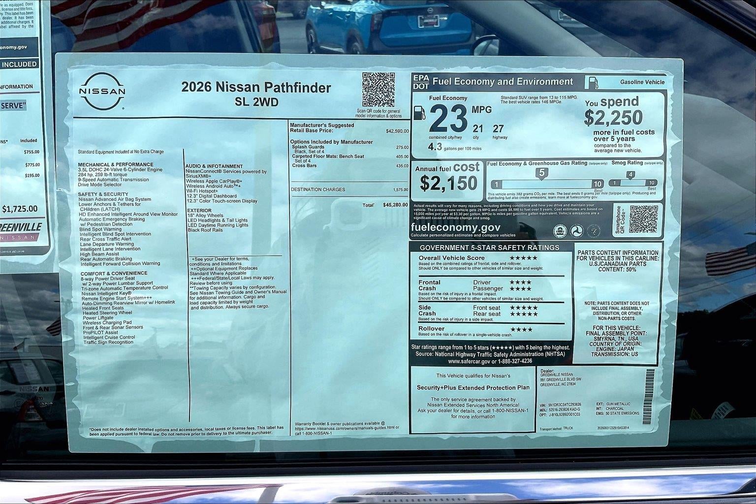 2026 Nissan Pathfinder SL
