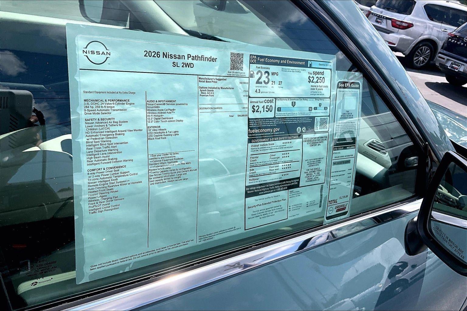 2026 Nissan Pathfinder SL