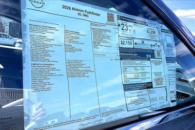 2026 Nissan Pathfinder SL