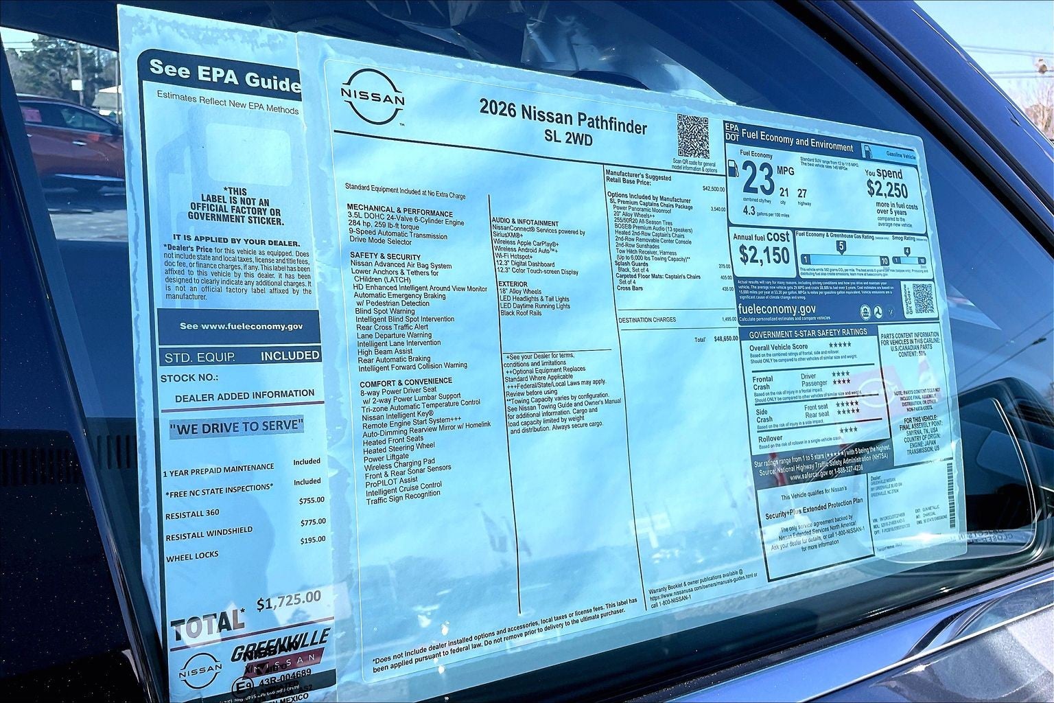 2026 Nissan Pathfinder SL