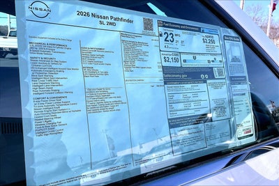 2026 Nissan Pathfinder SL