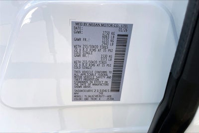 2026 Nissan Pathfinder SL