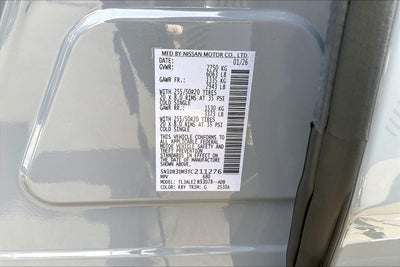 2026 Nissan Pathfinder Platinum