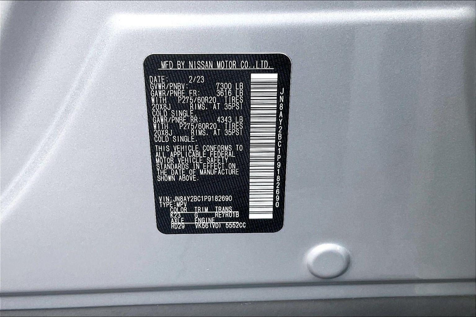 2023 Nissan ARMADA SL