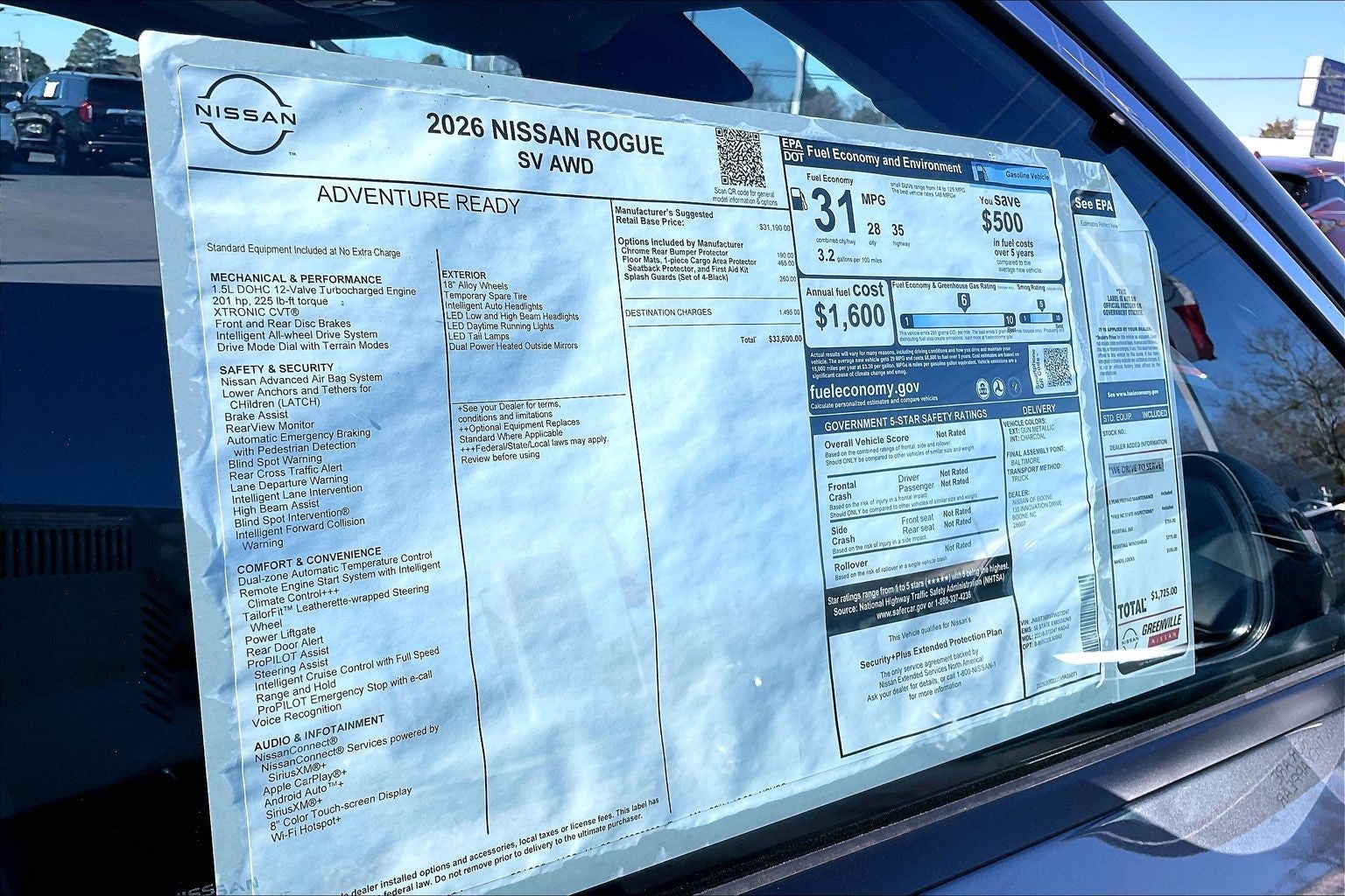 2026 Nissan Rogue SV