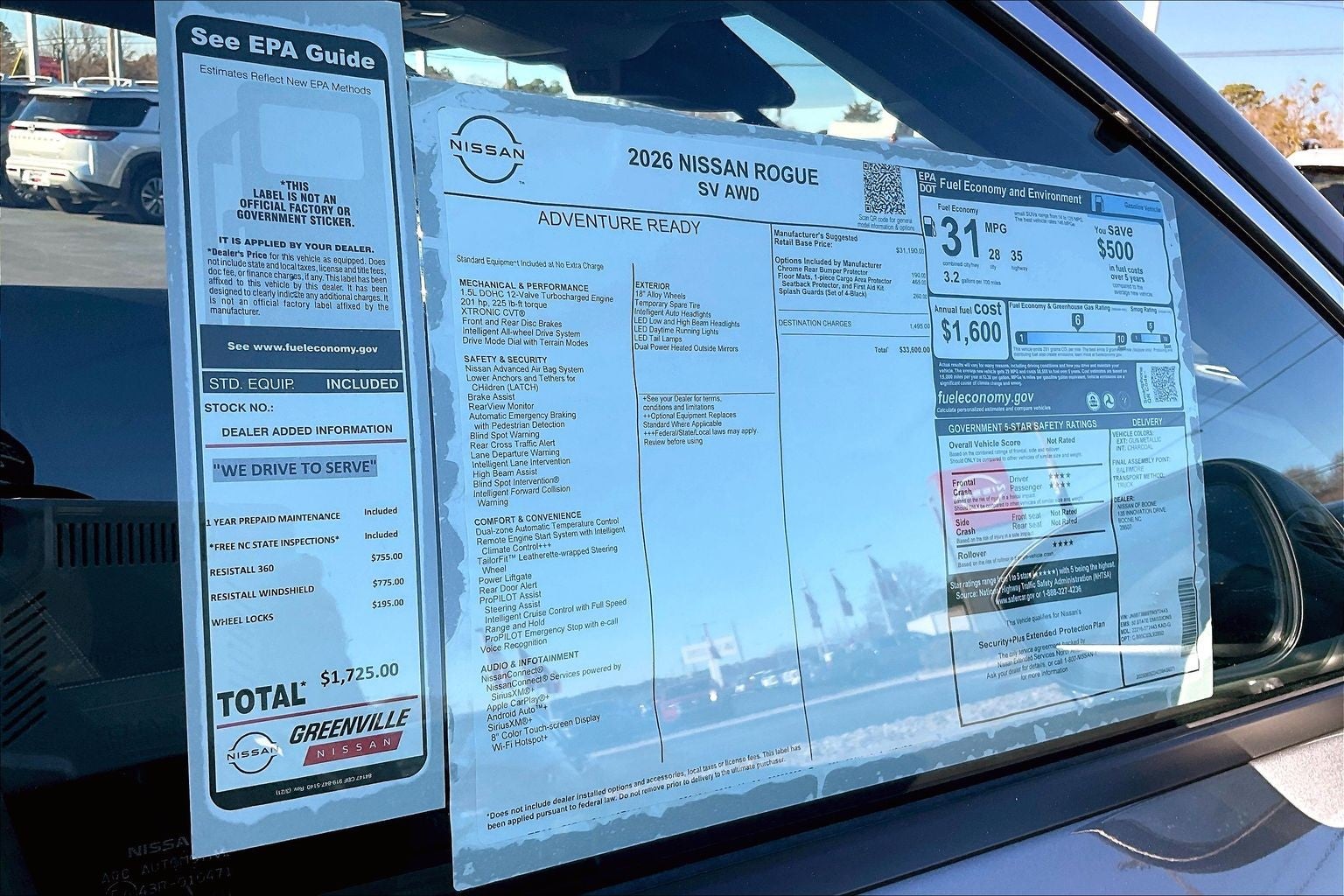 2026 Nissan Rogue SV