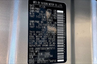 2026 Nissan Rogue Platinum