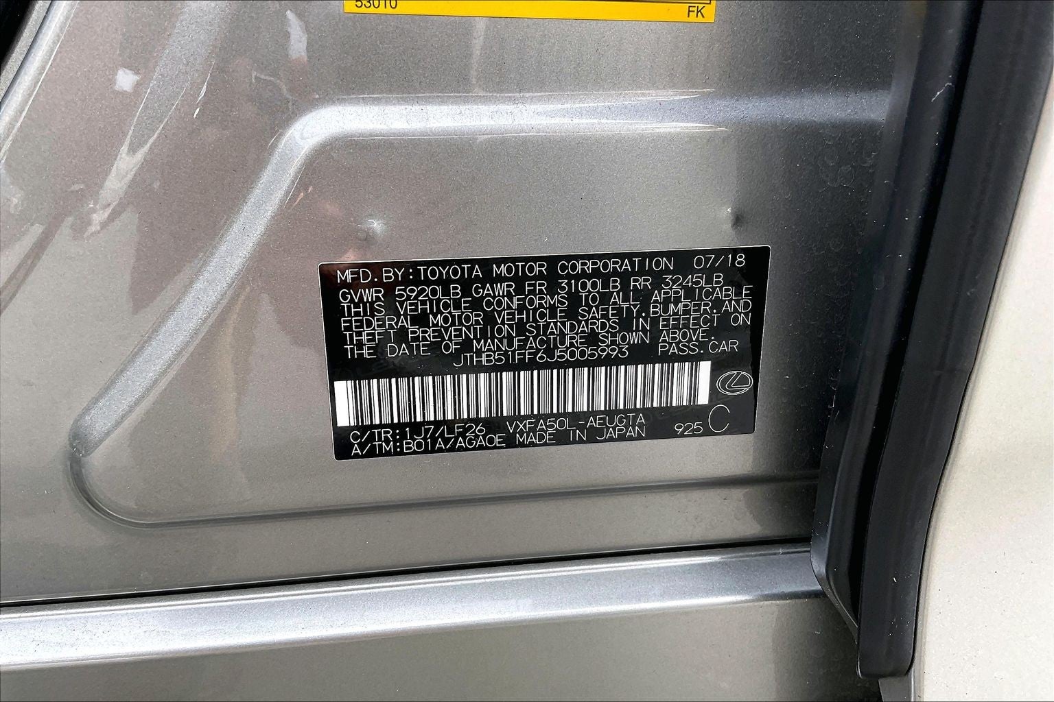 2018 Lexus LS LS 500 F Sport