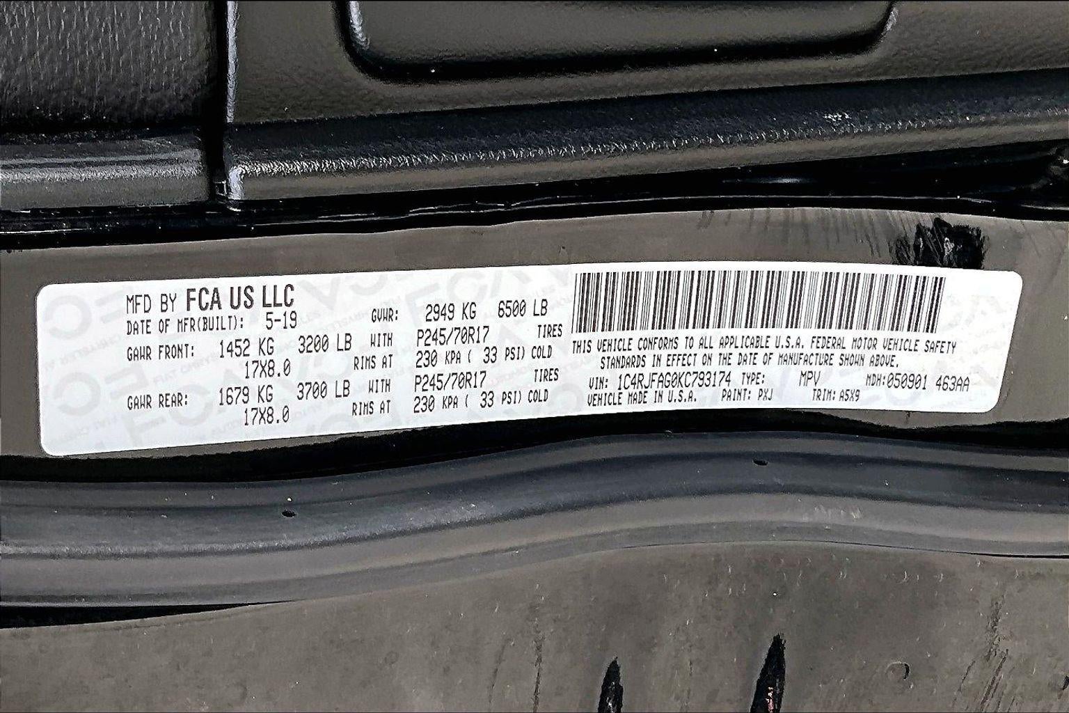 2019 Jeep Grand Cherokee Laredo E