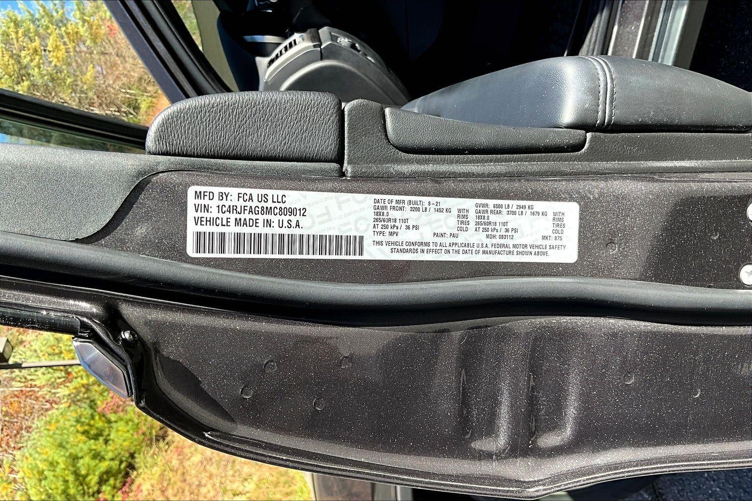 2021 Jeep Grand Cherokee Laredo X