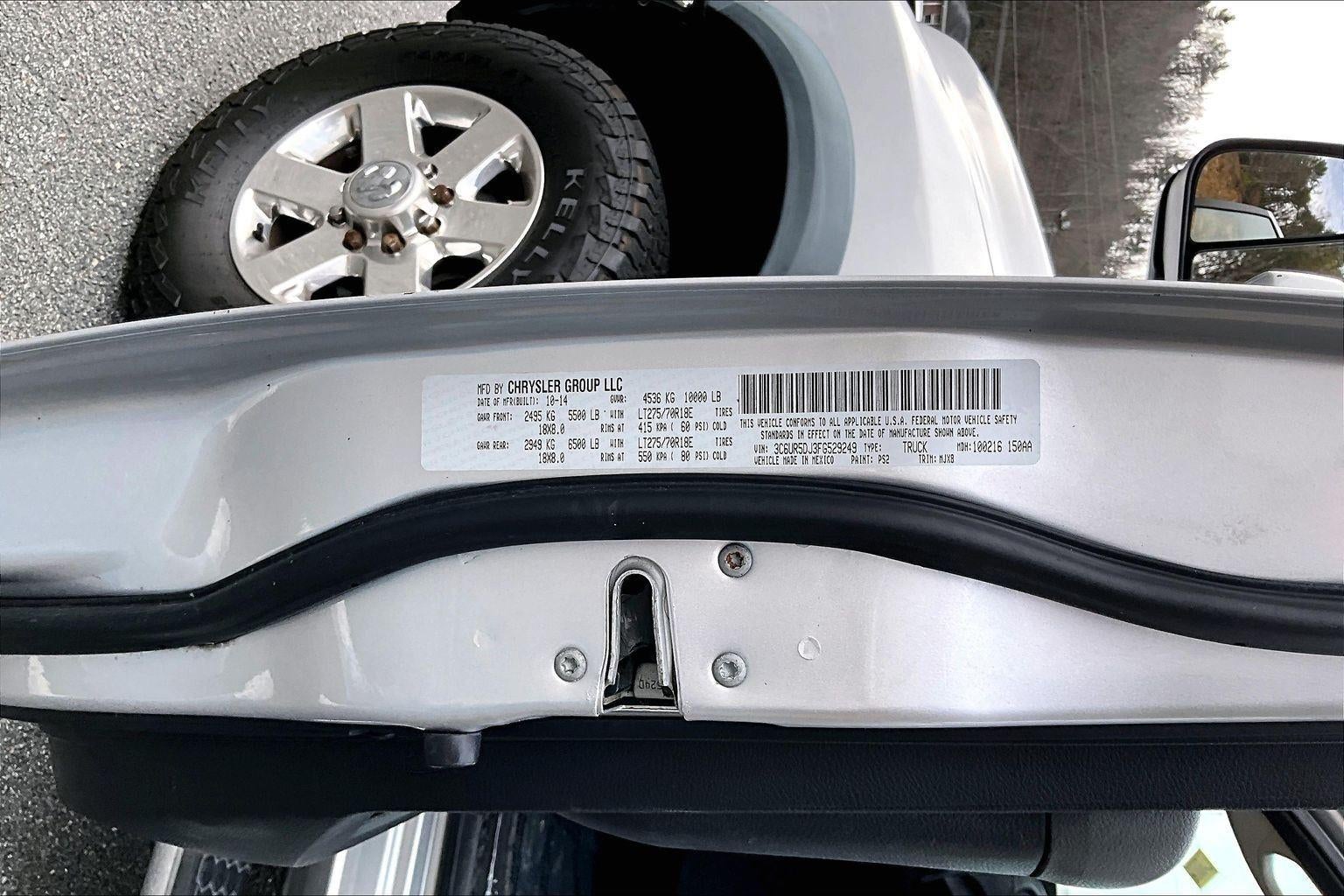 2015 RAM 2500 Big Horn