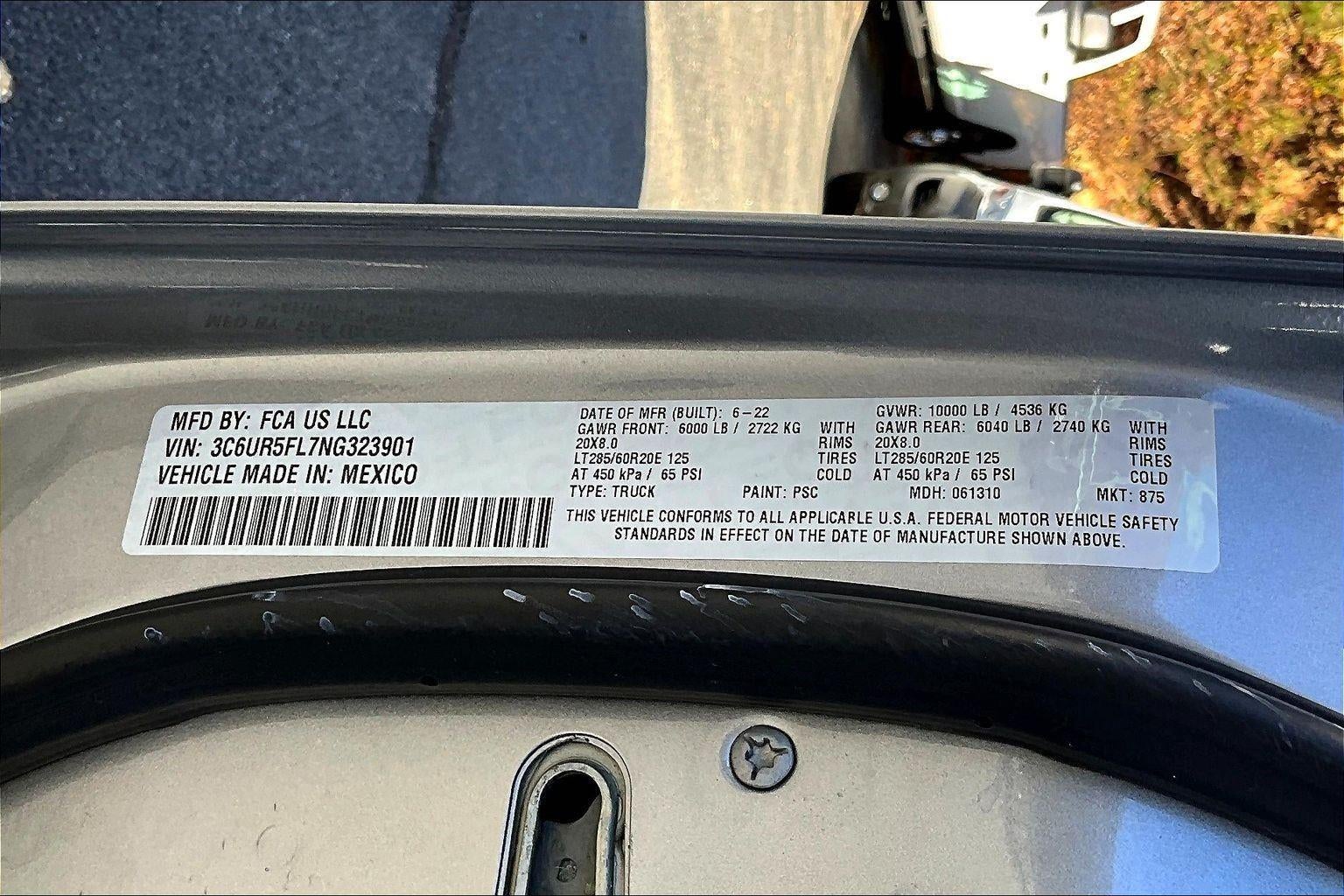 2022 RAM 2500 Laramie