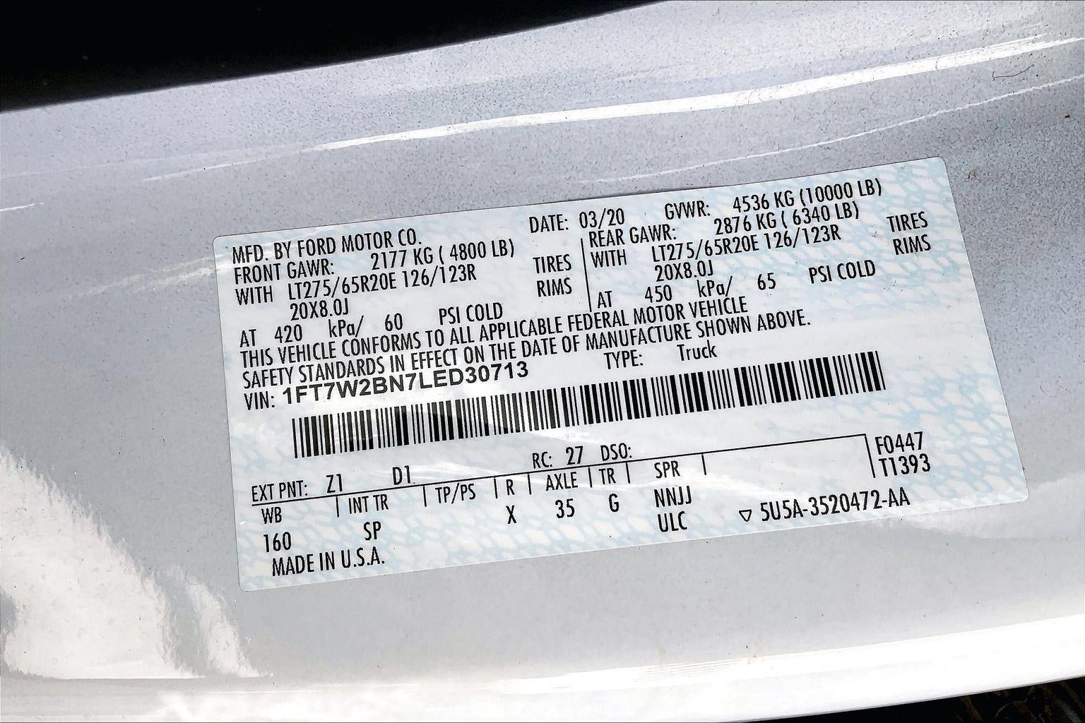 2020 Ford Super Duty F-250 King Ranch