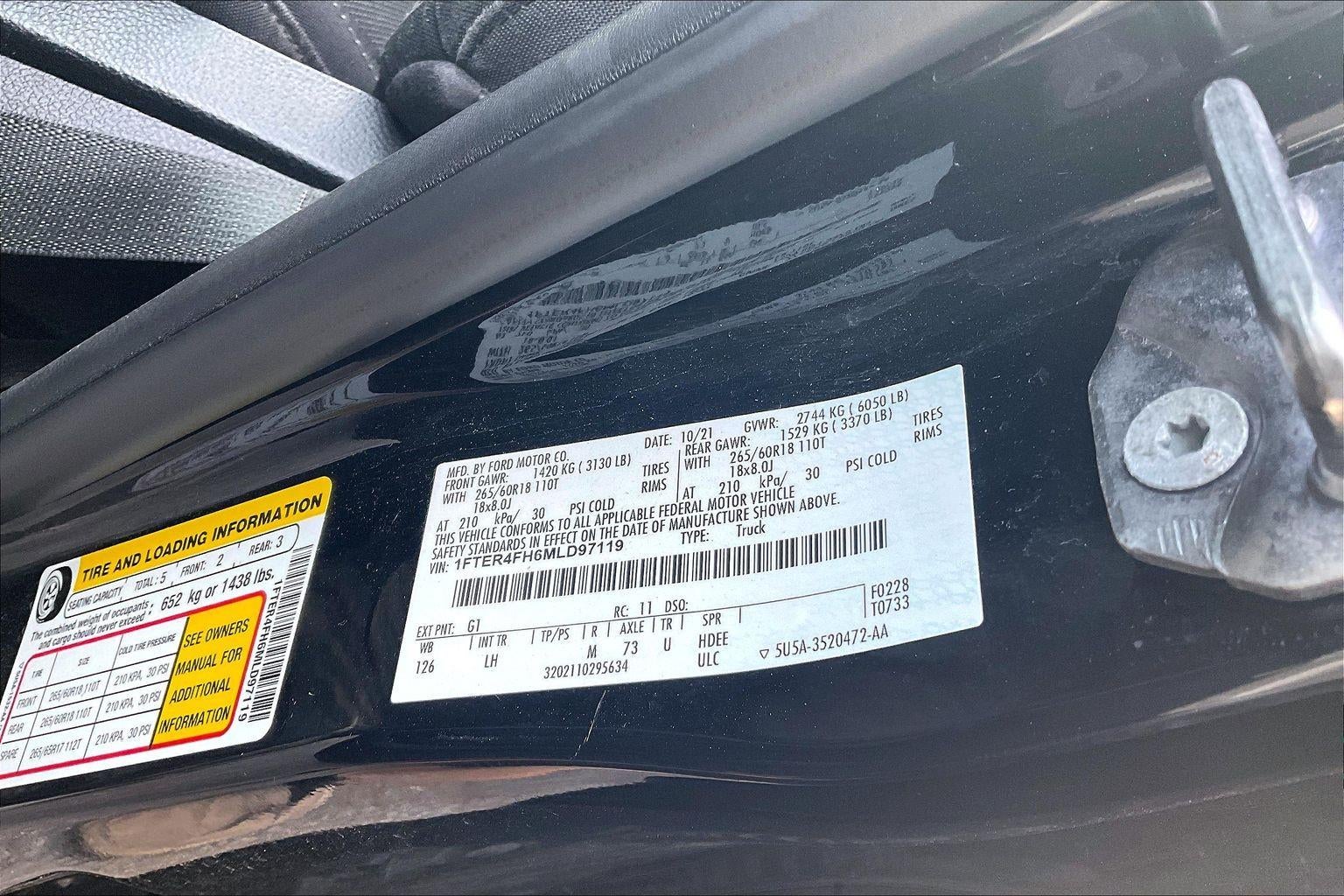 2021 Ford Ranger XL