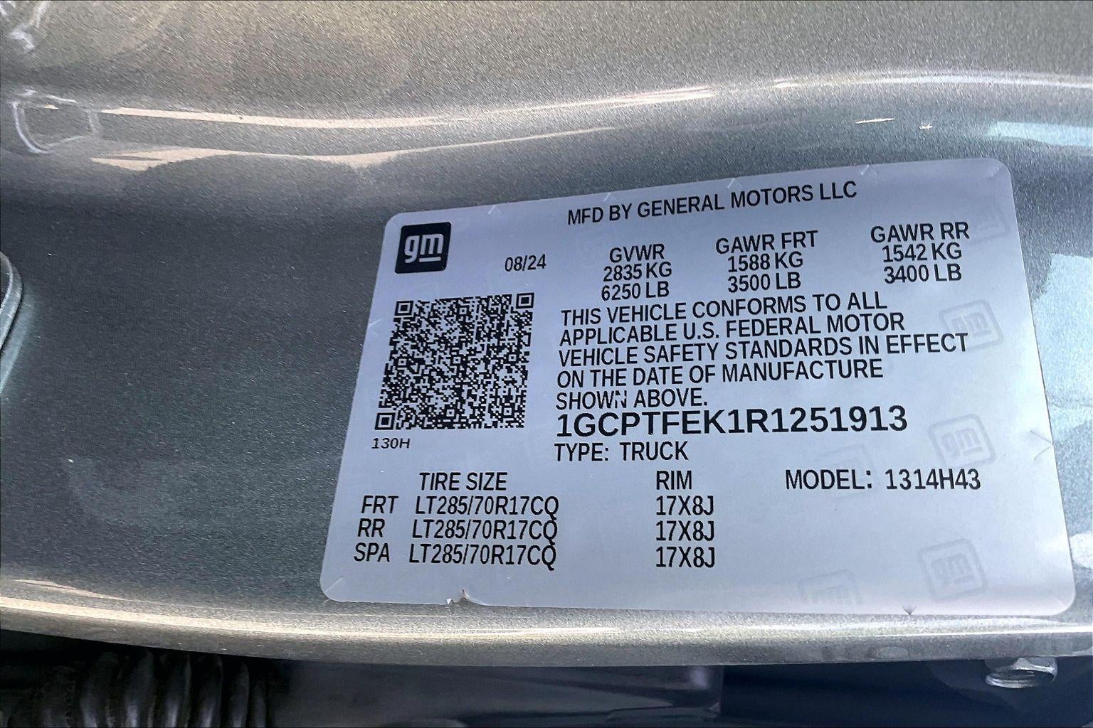2024 Chevrolet Colorado 4WD ZR2