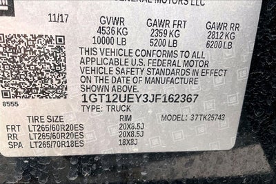 2018 GMC Sierra 2500HD Denali