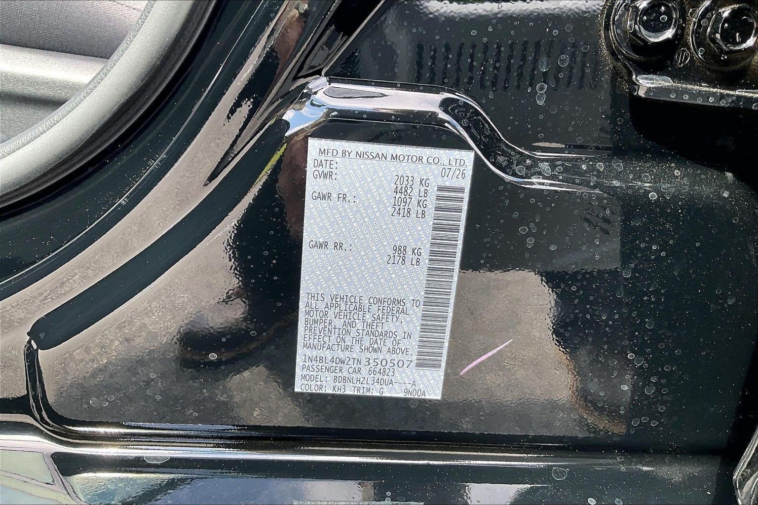2026 Nissan Altima SV