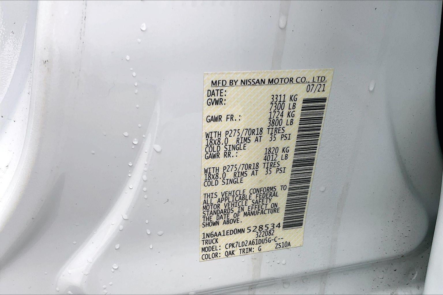 2021 Nissan Titan PRO-4X