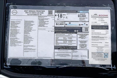 2027 Nissan Frontier PRO-4X