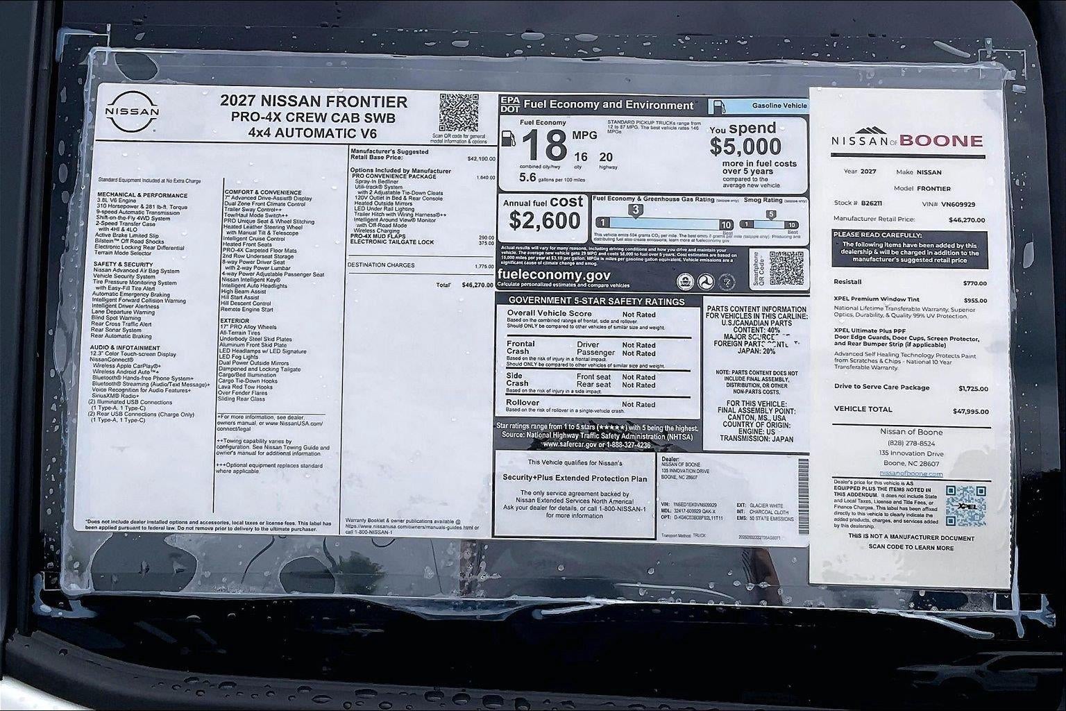 2027 Nissan Frontier PRO-4X