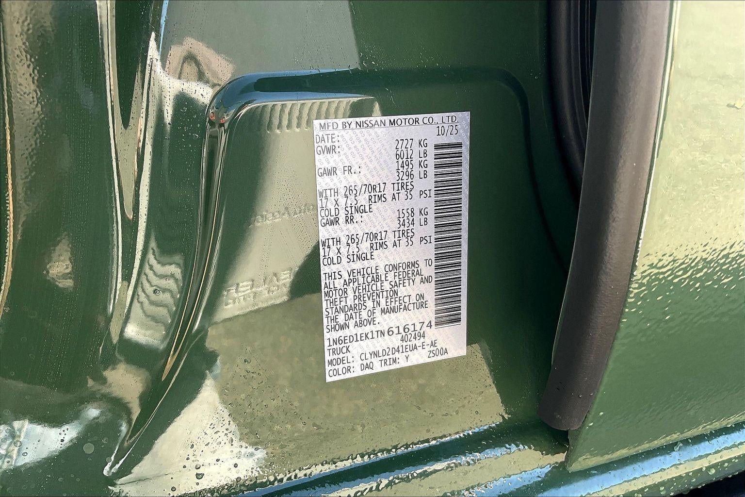 2026 Nissan Frontier PRO-4X