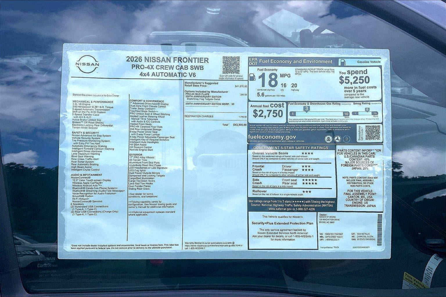 2026 Nissan Frontier PRO-4X