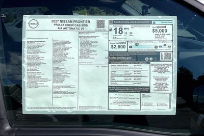 2027 Nissan Frontier PRO-4X