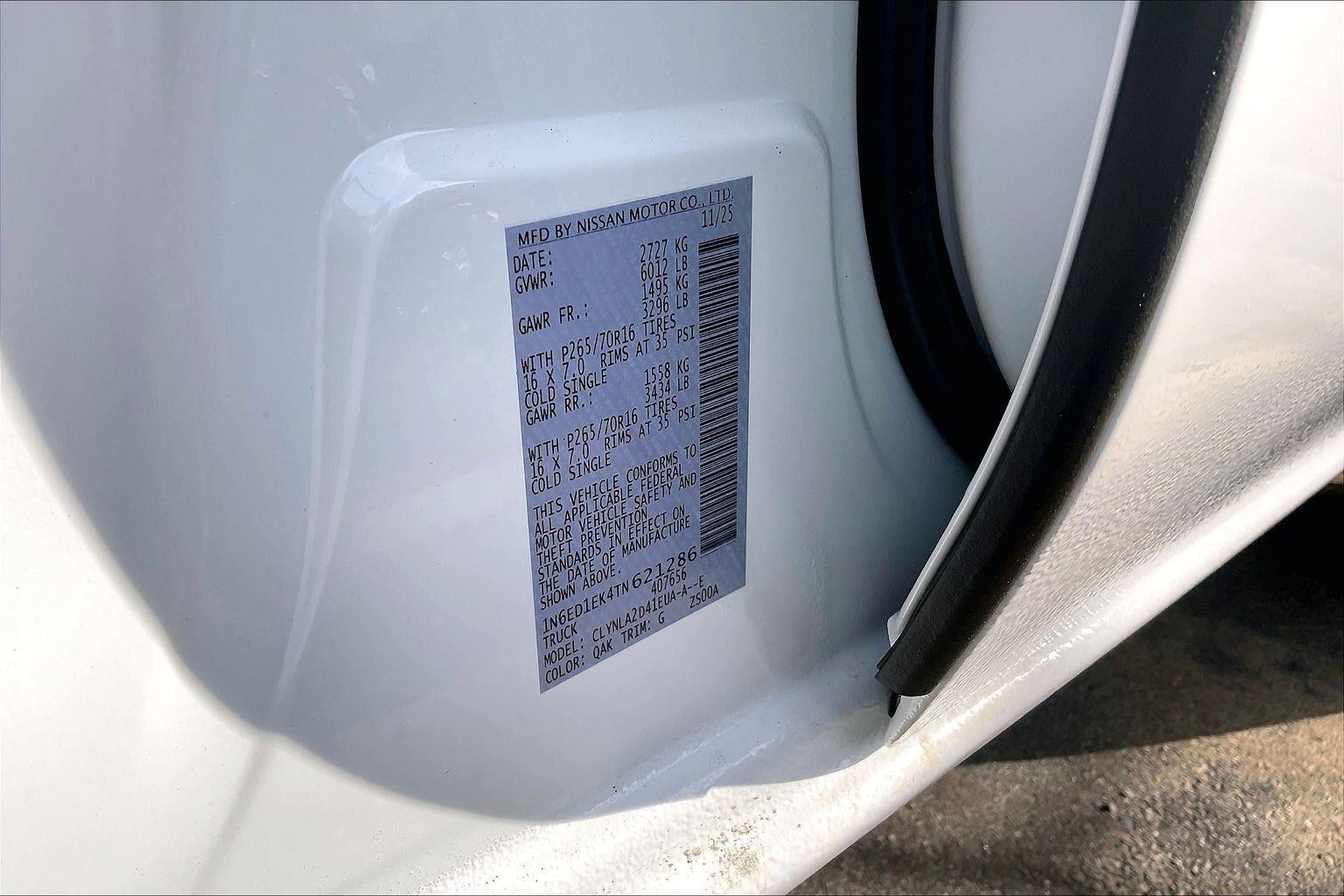 2026 Nissan Frontier S