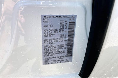 2026 Nissan Frontier SV