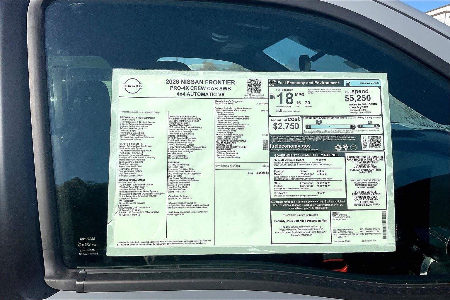 2026 Nissan Frontier PRO-4X