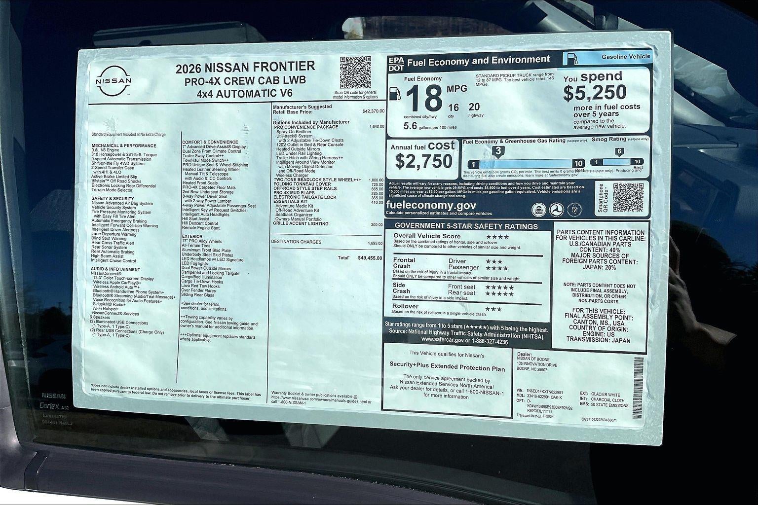 2026 Nissan Frontier PRO-4X
