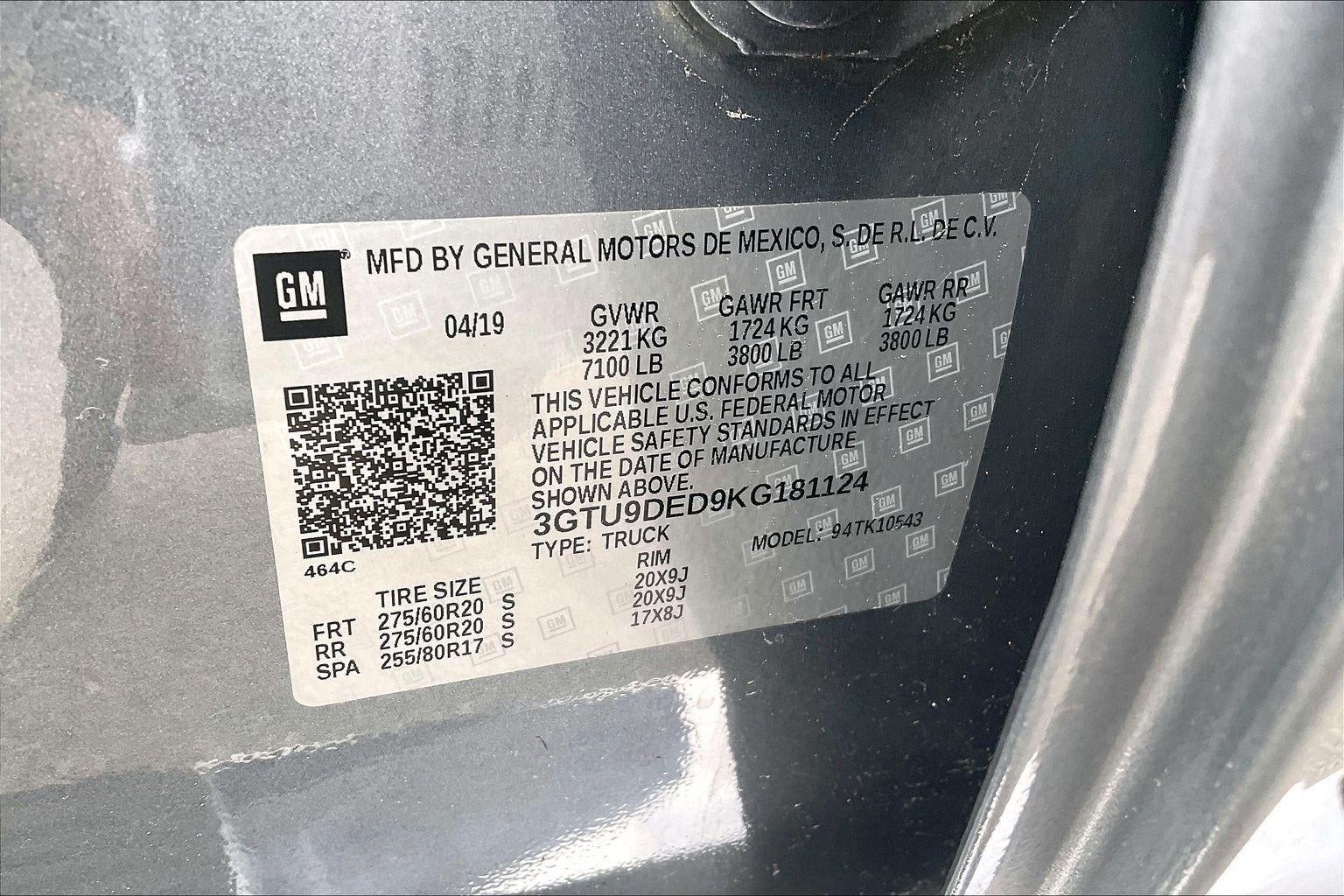 2019 GMC Sierra 1500 SLT