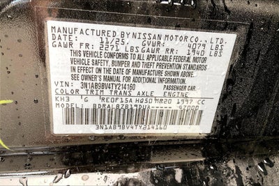 2026 Nissan Sentra S