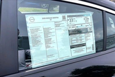 2026 Nissan Sentra SV