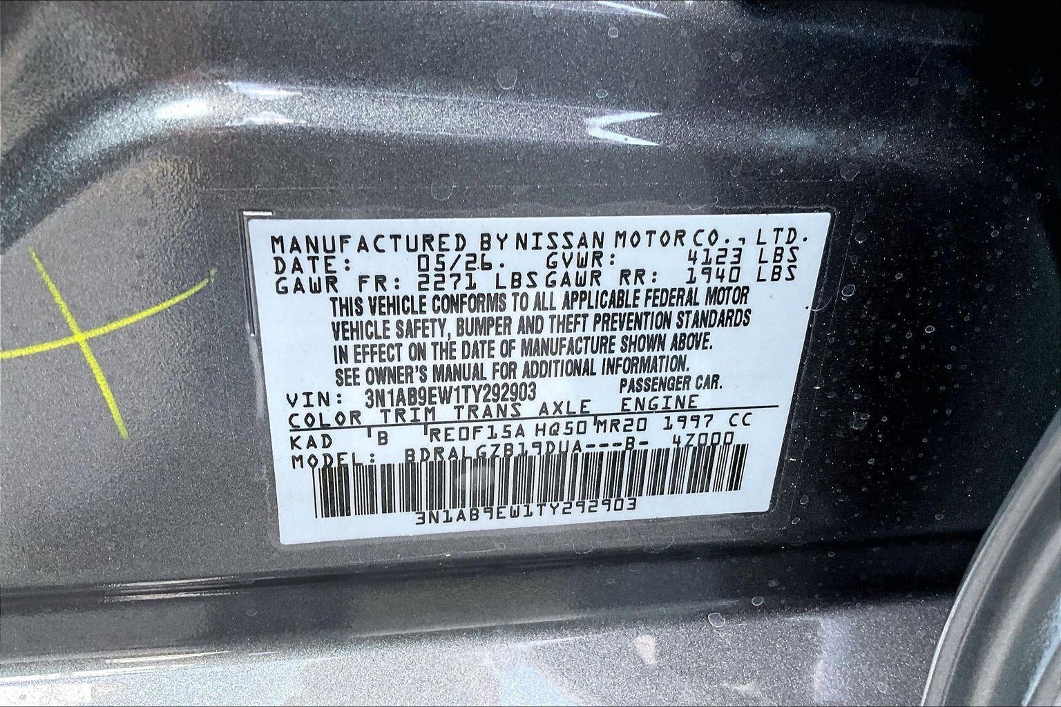2026 Nissan Sentra SL