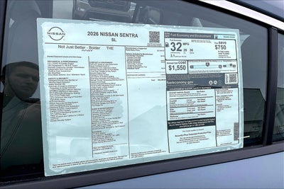 2026 Nissan Sentra SL