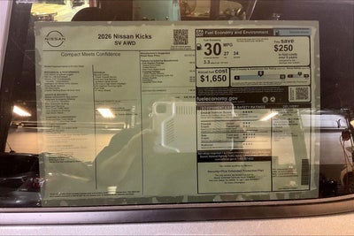 2026 Nissan Kicks SV