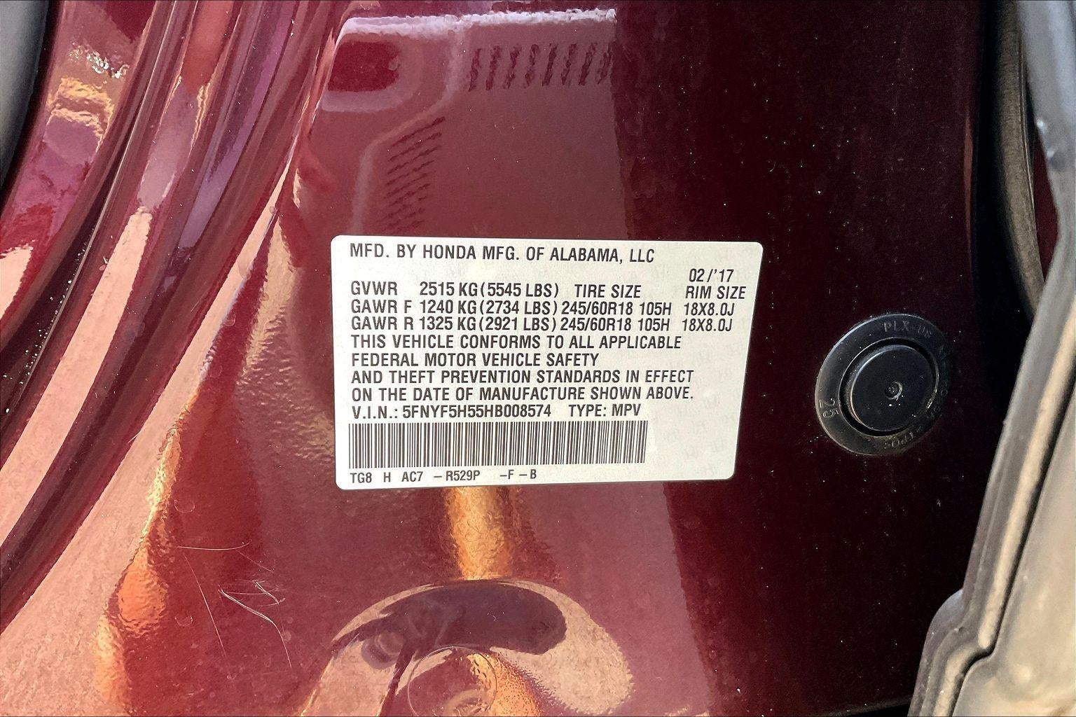 2017 Honda Pilot EX-L