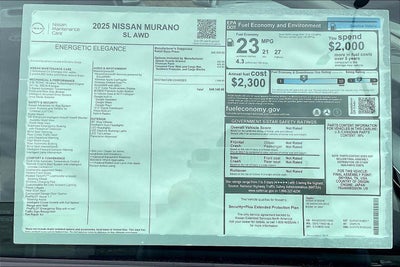 2025 Nissan Murano SL