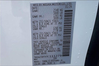 2026 Nissan Murano Platinum