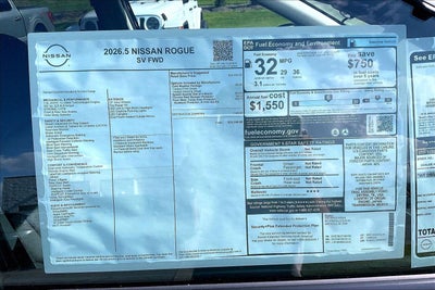 2026 Nissan Rogue SV