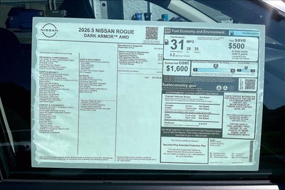 2026 Nissan Rogue Dark Armor