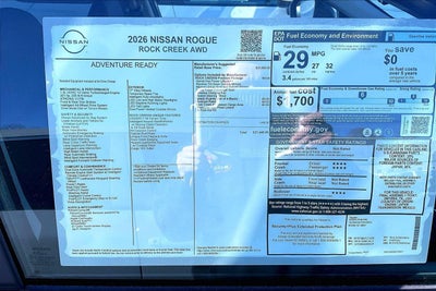 2026 Nissan Rogue Rock Creek