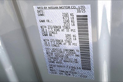 2026 Nissan Rogue SV