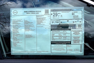 2026 Nissan Rogue Rock Creek